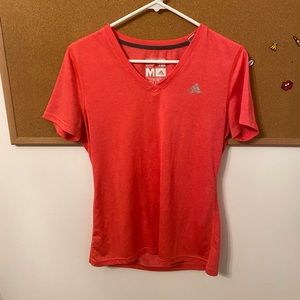 Neon Pink Adidas Athletic Top